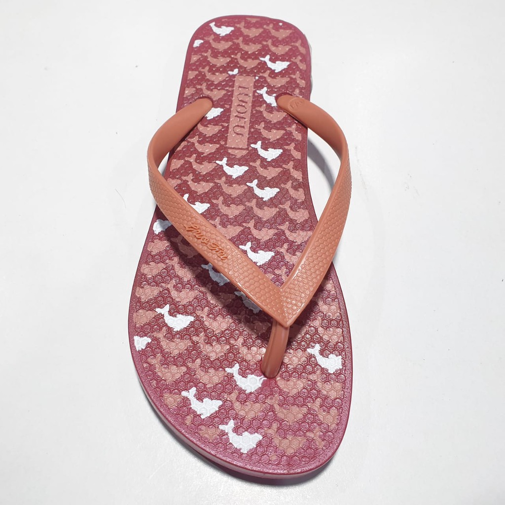 jelly sandal jepit luofu wanita sendal japit karet import F1159A67S