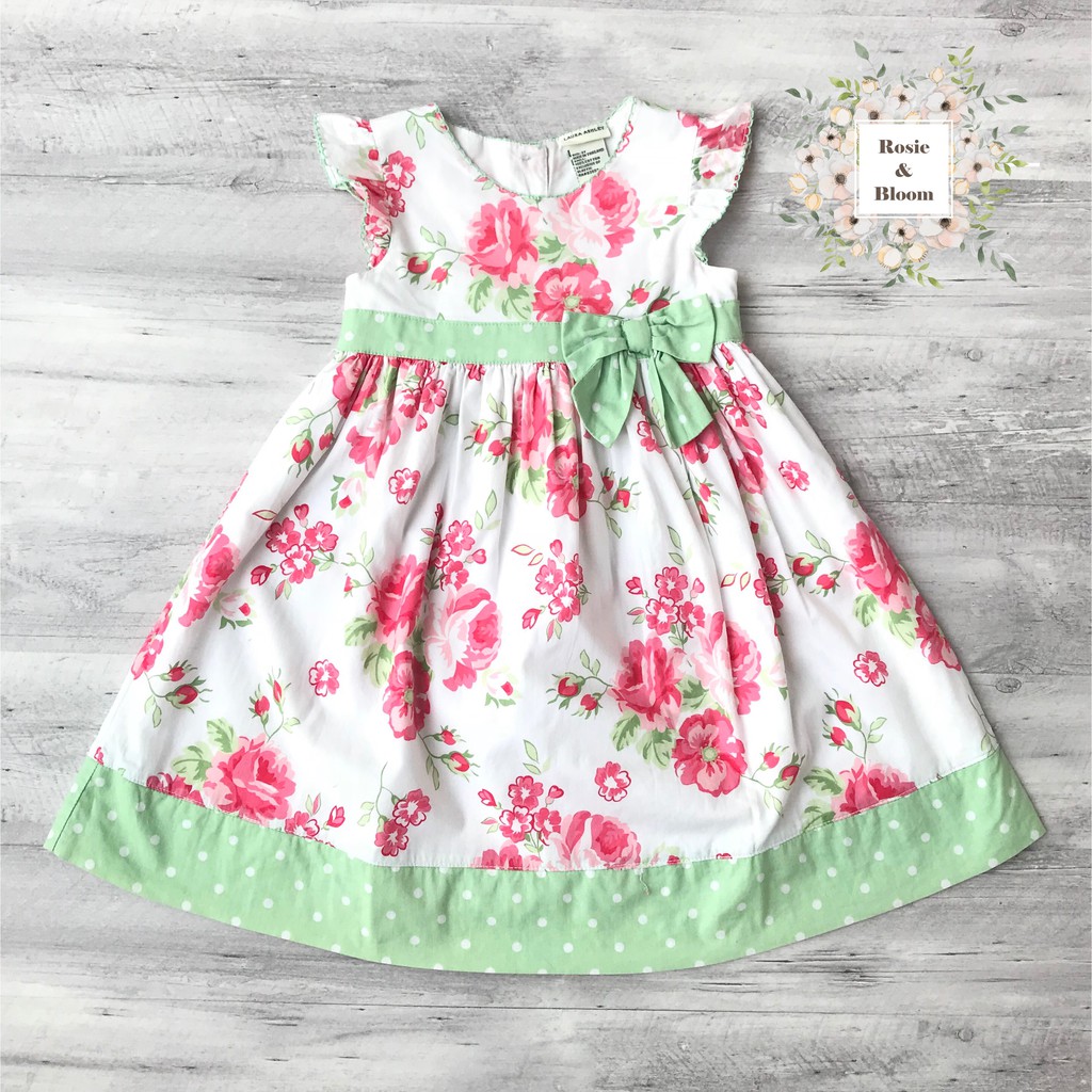 Baju Anak Dress Merk Laura Ashley Size 2T Preloved