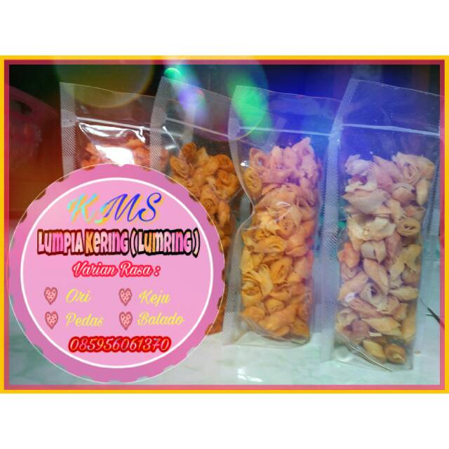 

LUMRING (Lumpia Kering) 10rb dapet 3 bisa mix rasa