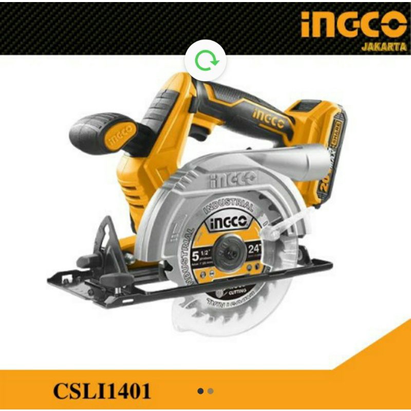 Ingco Mesin Circular Saw Mini Cordless 20v(CSLI1401)