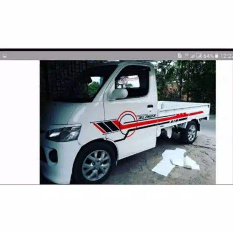 Sticker mobil pick up suzuki apv granmax pick up