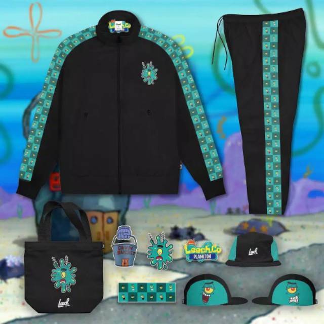 Jaket plankton hoodie Plankton Jaket celana Tracktop Tracksuit Plankton Leech.co