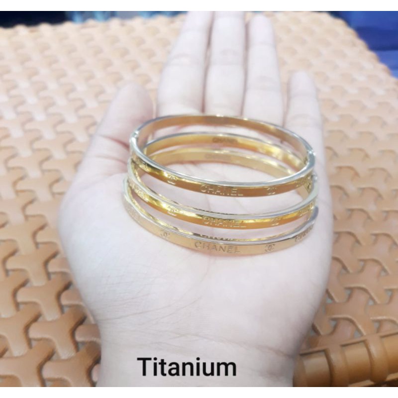 GELANG cartier titanium gelang stainles gelang wanita gelang anti karat tidak luntur