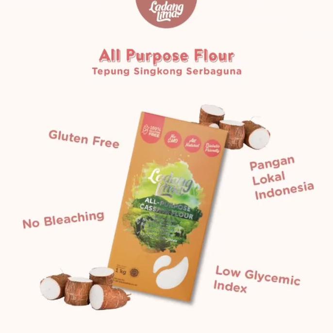 

TERMURAH Ladang Lima Gluten Free - All Purpose Flour 1 kg Kode 781