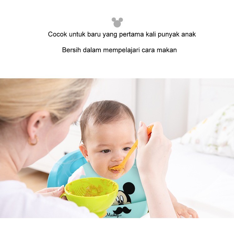 Slabber DISNEY bayi karet bayi celemek makan bayi karet silicone baby bip anti air