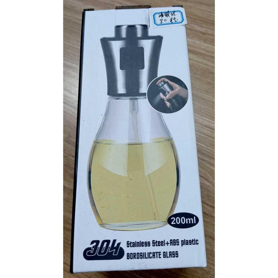 Botol Minyak Spray Olive Oil BBQ Chinese Food 200ml - M219335 - Transparent