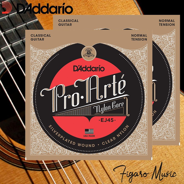 Классическая гитара d addario. D'Addario ej45. D’Addario Pro-Arte nylon Classical Guitar Strings.