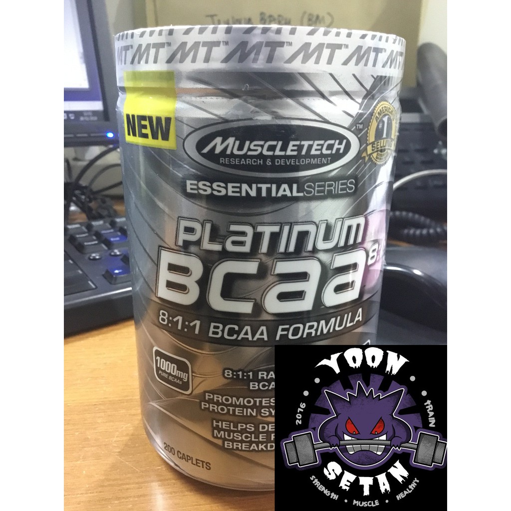 Muscletech Platinum BCAA 200 Tablets