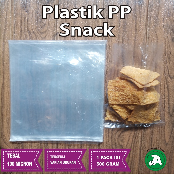 

Plastik PP Snack Tebal 100 Micron Tersedia Uk.15x20 15x25 15x27 17x25 17x30 18x30 20x30 20x40 20x35 23x35 23x40 25x40