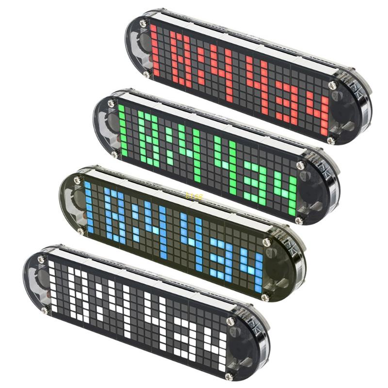 Btsg DS3231 Jam Alarm Digital LED Dot Matrix Multifungsi DIY Untuk Hadiah