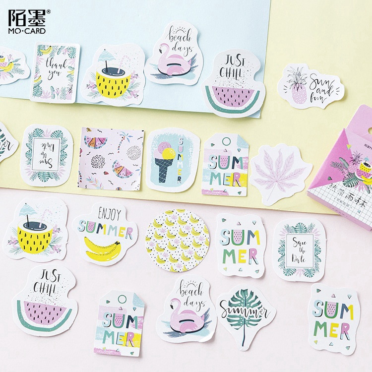 

45pcs rainforest design stickers (min. belanja 10rb)