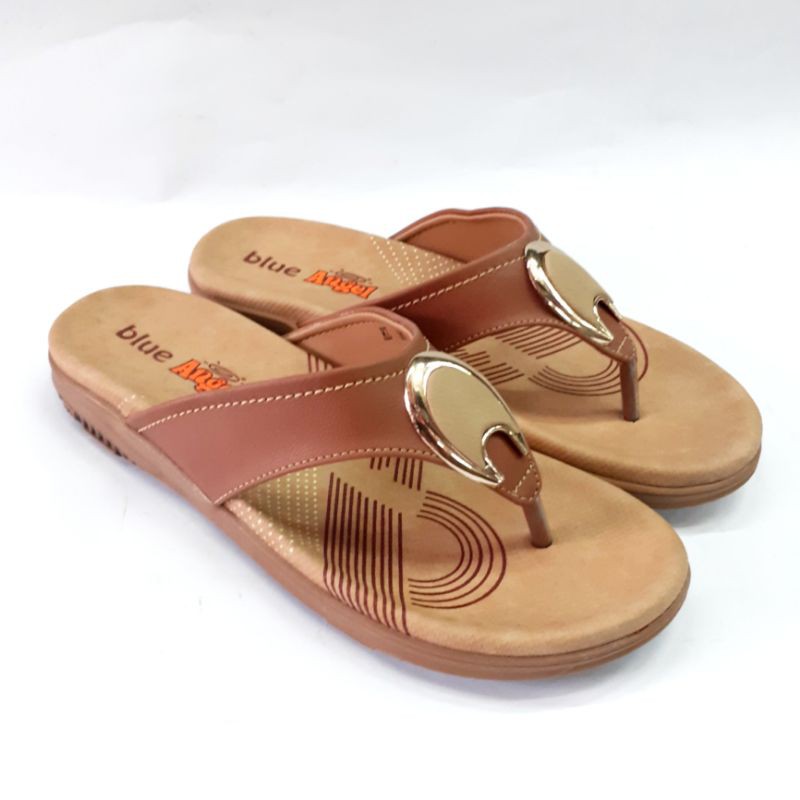 Sandal Wanita BlueAngel - Sandal Casual - BlueAngel KL 06 Tan