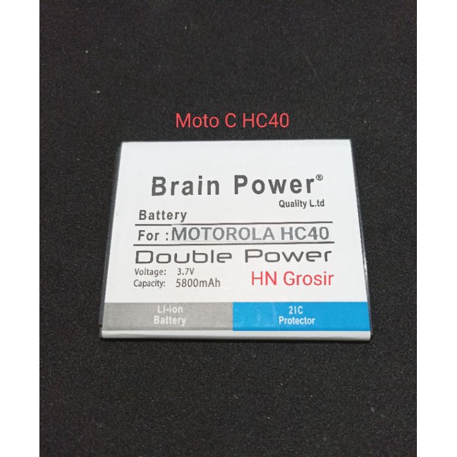 Baterai batre Motorola Moto C HC40 XT1755 Double power
