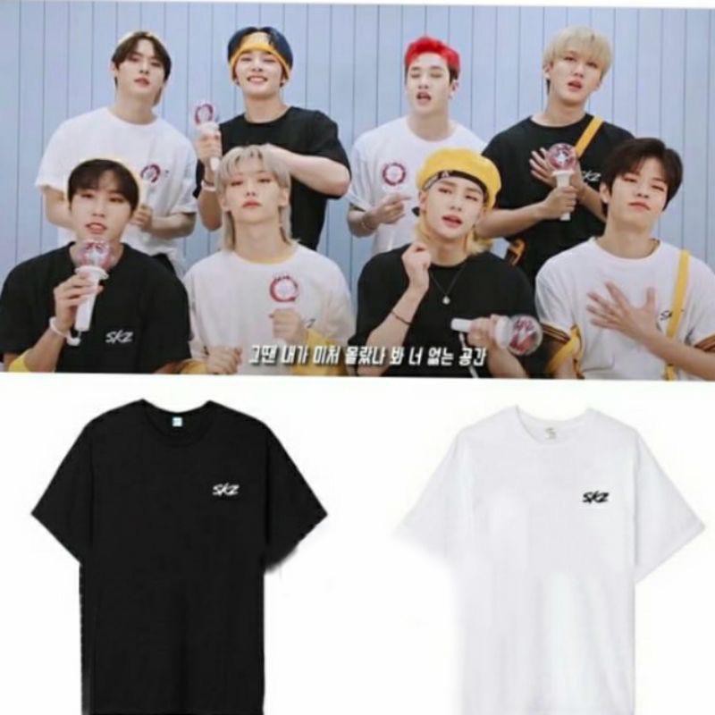 KAOS TSHIRT KPOP STRAYKIDS LOGO SKZ