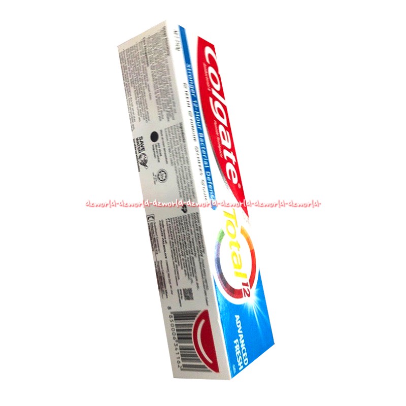 Colgate Total 12 Advanced Fresh 150gr Stronger 12 Hour Bacterial Defense Odol Pasta Gigi Colgate Toothpast Colgat Kolget