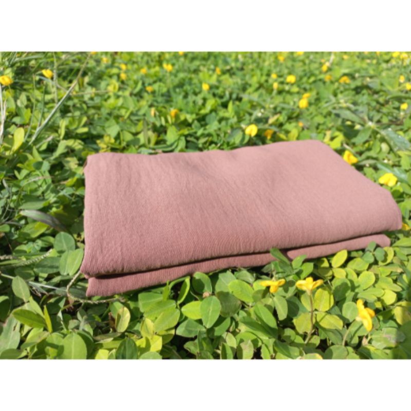 Pashmina Curve Crinkle Airflow 190x100 cm • Pashmina Curve Malay • Pasmina Curve Malaysia Jumbo Syari-New Brown