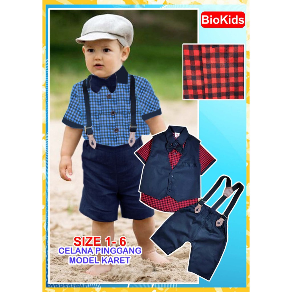 Baju Anak Bayi Laki Laki Stelan Tuxedo Bayi Kondangan Bayi Kemeja Bayi