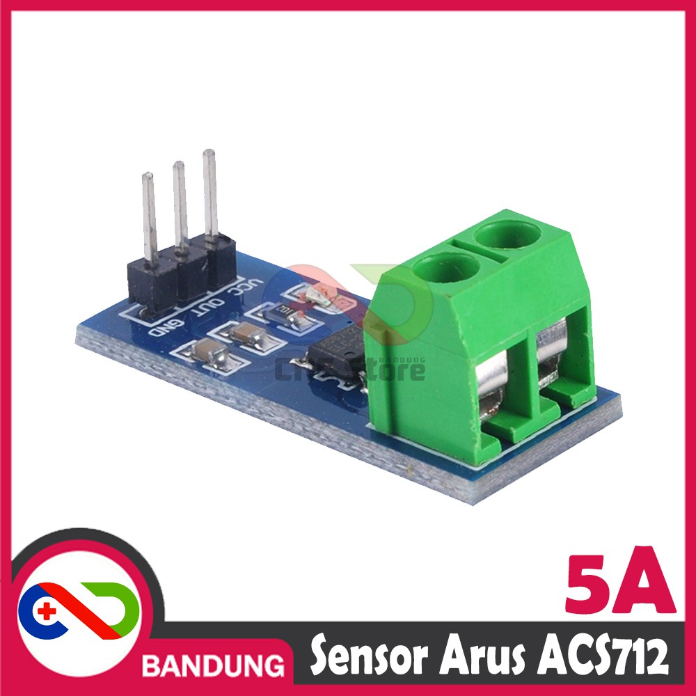 SENSOR ARUS ACS712 5A RANGE HALL CURRENT SENSOR MODULE FOR ARDUINO UNO NANO MEGA