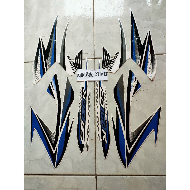 striping stiker cb150r cb 150 r putih biru 2013