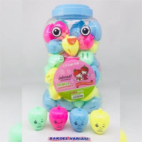 

Rautan Pensil Strawberry Fancy Fancy Asahan Pensil Lucu Bagus
