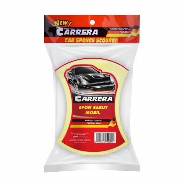 SABUT SPONS BUSA PEMBERSIH POLES MOBIL KENDARAAN SERBAGUNA ANTI GORES CARRERA