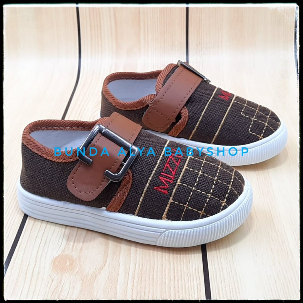 Sepatu Anak Laki Laki IMPORT 1 - 7 Tahun COKLAT Sepatu Anak Cowok Premium MIZZU Size 21 - 35