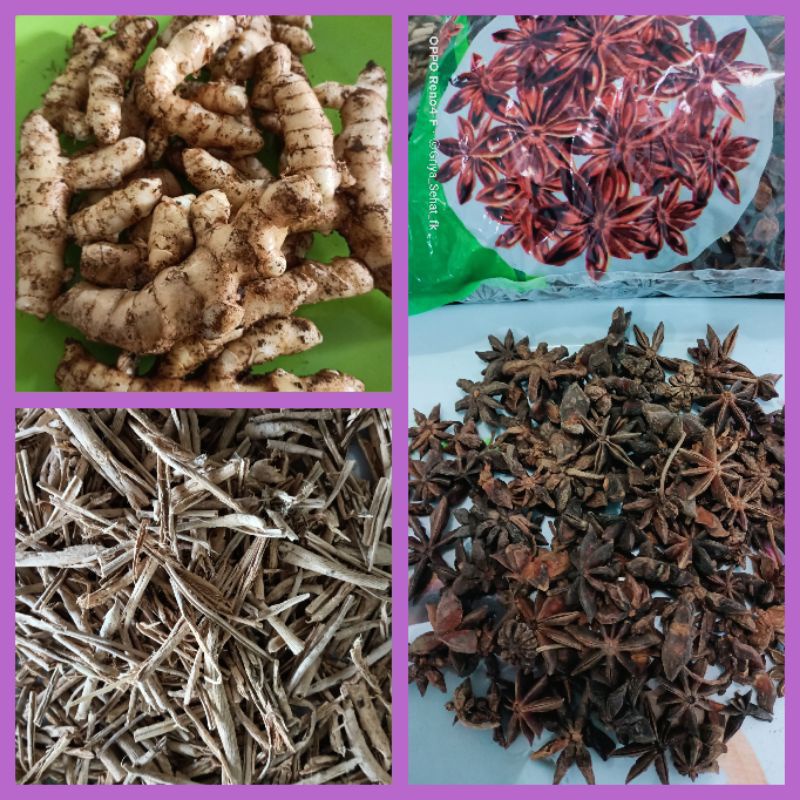 3 Bahan Sapu jagad/Badarmolo/Tu Syifa raga/Tu syifa Lara (temu mangga, pekak dan pulo sari)