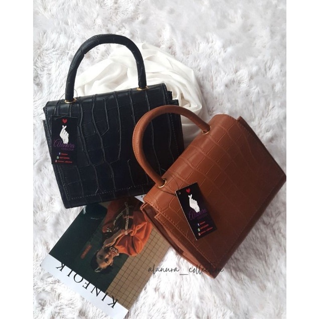 Celine Croco Premium Bag / Tas Wanita Murah / Tas Selempang Wanita