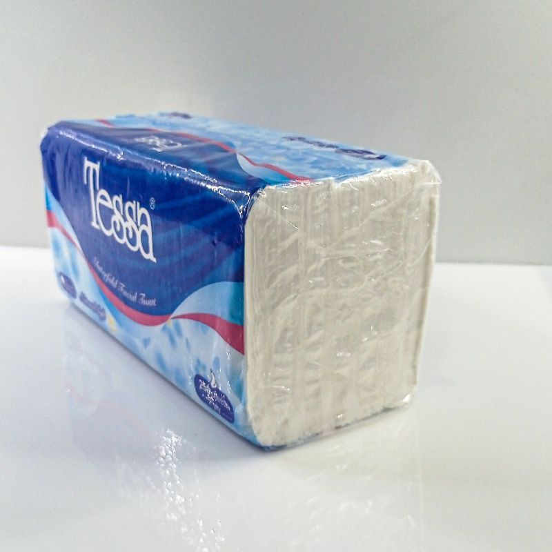 Tisu Wajah Tessa Isi 250Sheets 2ply Interfold Facial Tissue