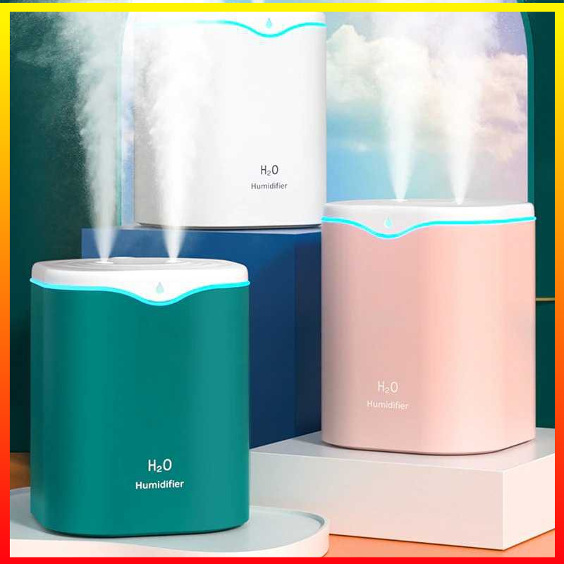 Humidifier Portable USB Kapas Filter Pembuat Uap Aromatherapy Oil Diffuser Pelembab Kamar Tidur Kabut Dingin H2o Kapasitas Besar 2L PDQ - 7RHXYPWH