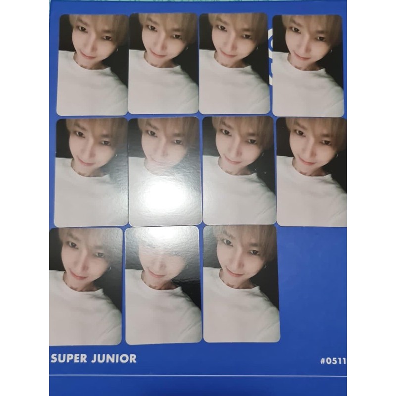 Super Junior Yesung WWWU yizhiyu photocard