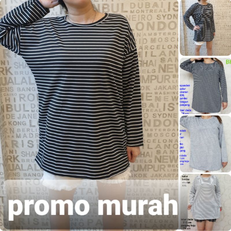 murah!!! spandek jumbo XXL dewasa tgn panjang salur