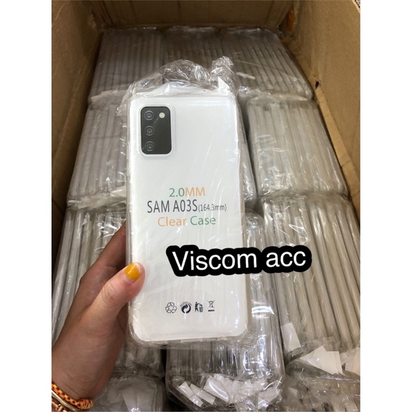 Silicone bening Samsung A03S 2021 clear case A03s