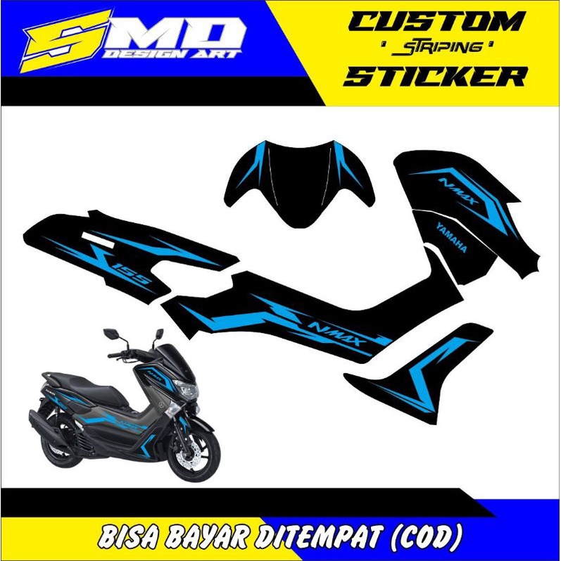 CUTTING STICKER NMAX LAMA STRIPING NMAX LAMA STICKER NMAX LAMA 3