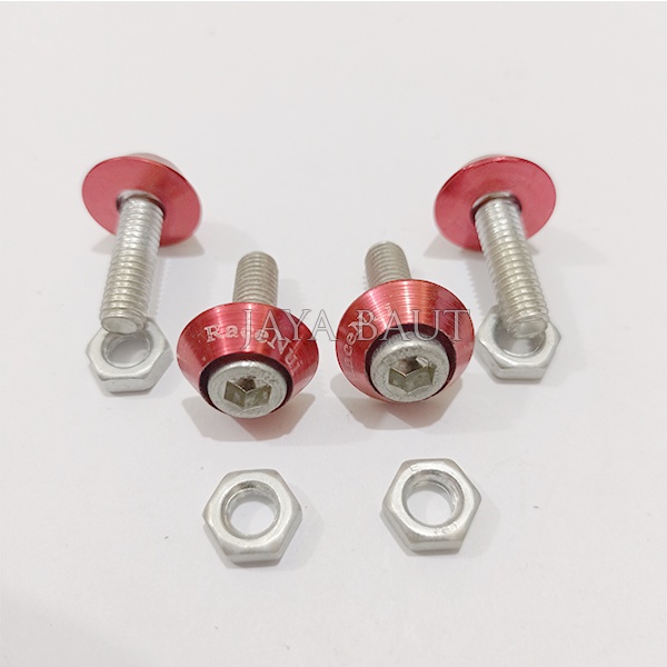 1 Set 4 Pcs Baut Plat Nomor / Baut Plat Nomor