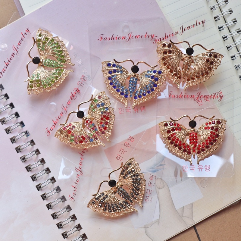 Bros Butterfly / Bros Kupu Kupu / Bros Kode SKW Part 6 Brooch Hijab Dada Bros Kebaya Bros Jilbab BZO