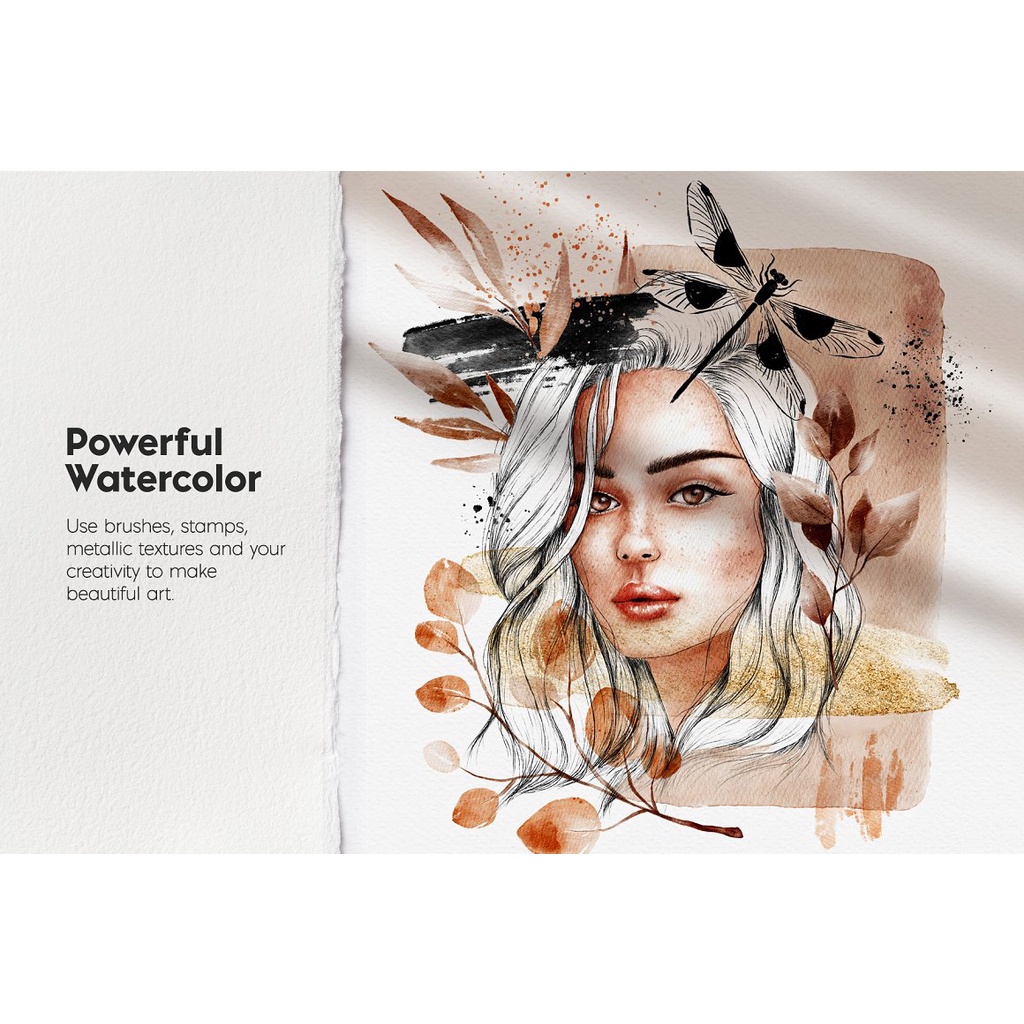 Procreate Brush - Powerful Watercolor Kit in Procreate