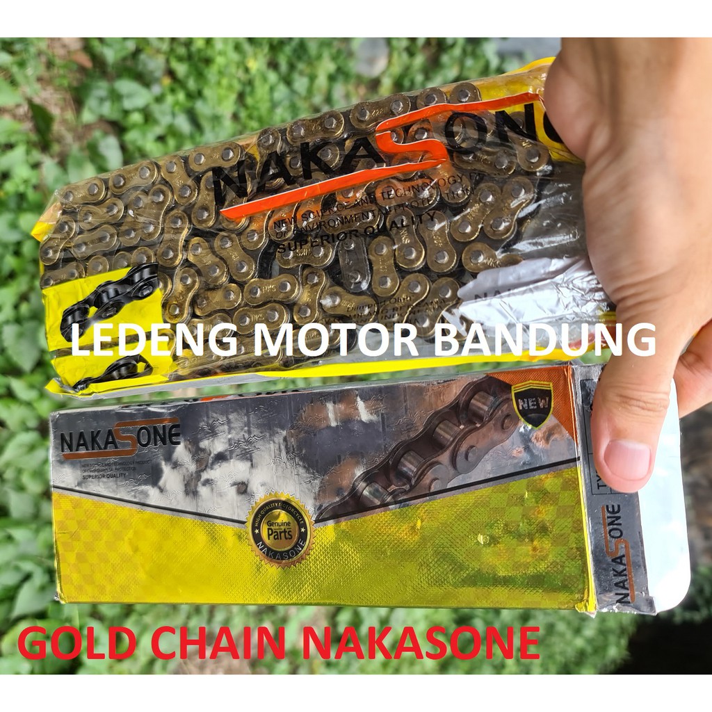 Nakasone Chain Gold Only Rantai Kuning Emas Motor Bebek Sport Racing