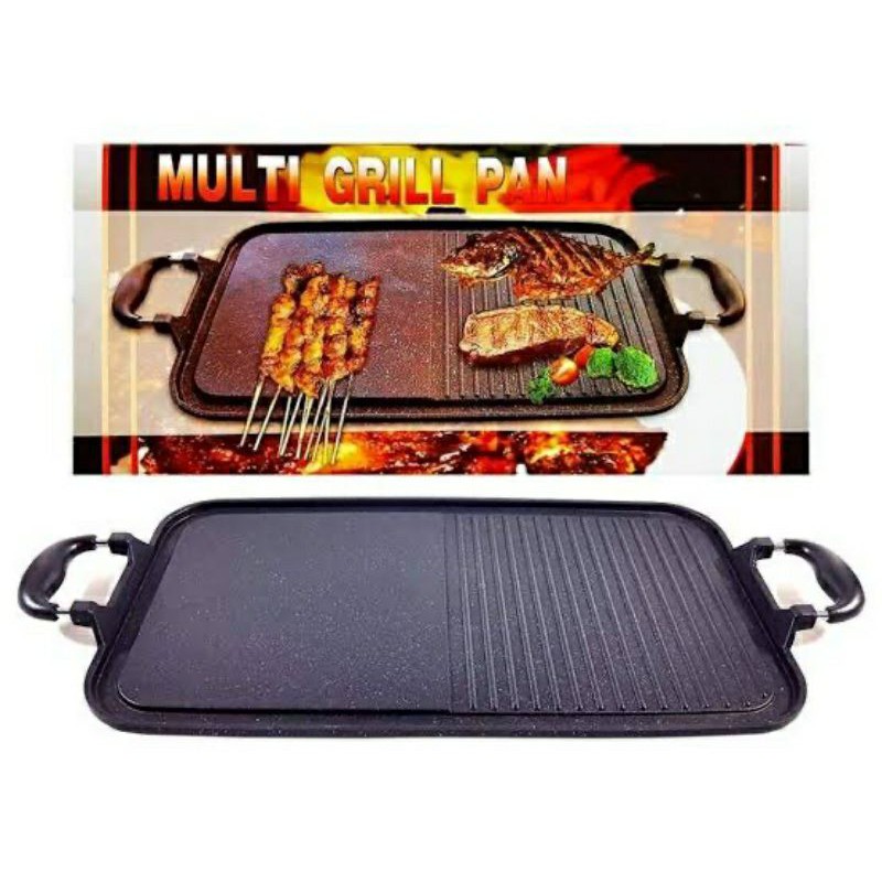 Multi Grill Pan Alat Pemanggang Multifungsi Alat Panggang Serbaguna Shopee Indonesia