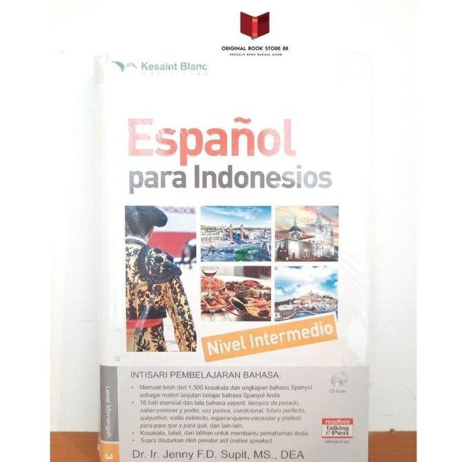 Jual Buku Bahasa Spanyol Belajar Tanpa Guru Nivel Intermedio + CD ...