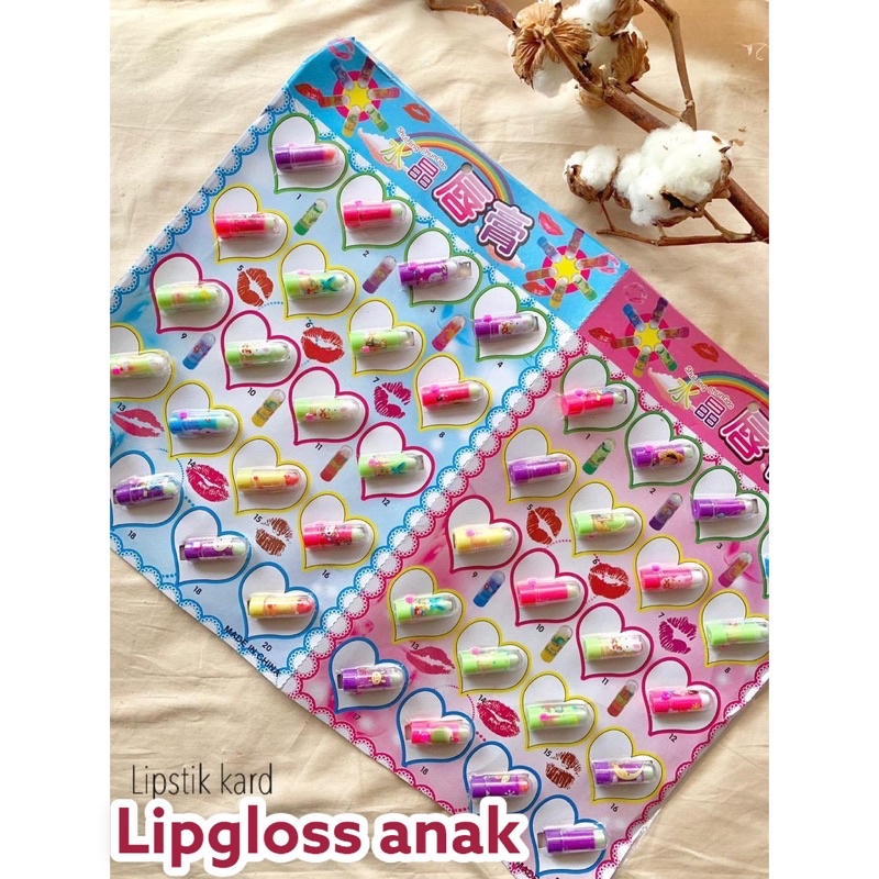 Lipstik Anak / Lipgloss Anak / Lipstik untuk anak anak