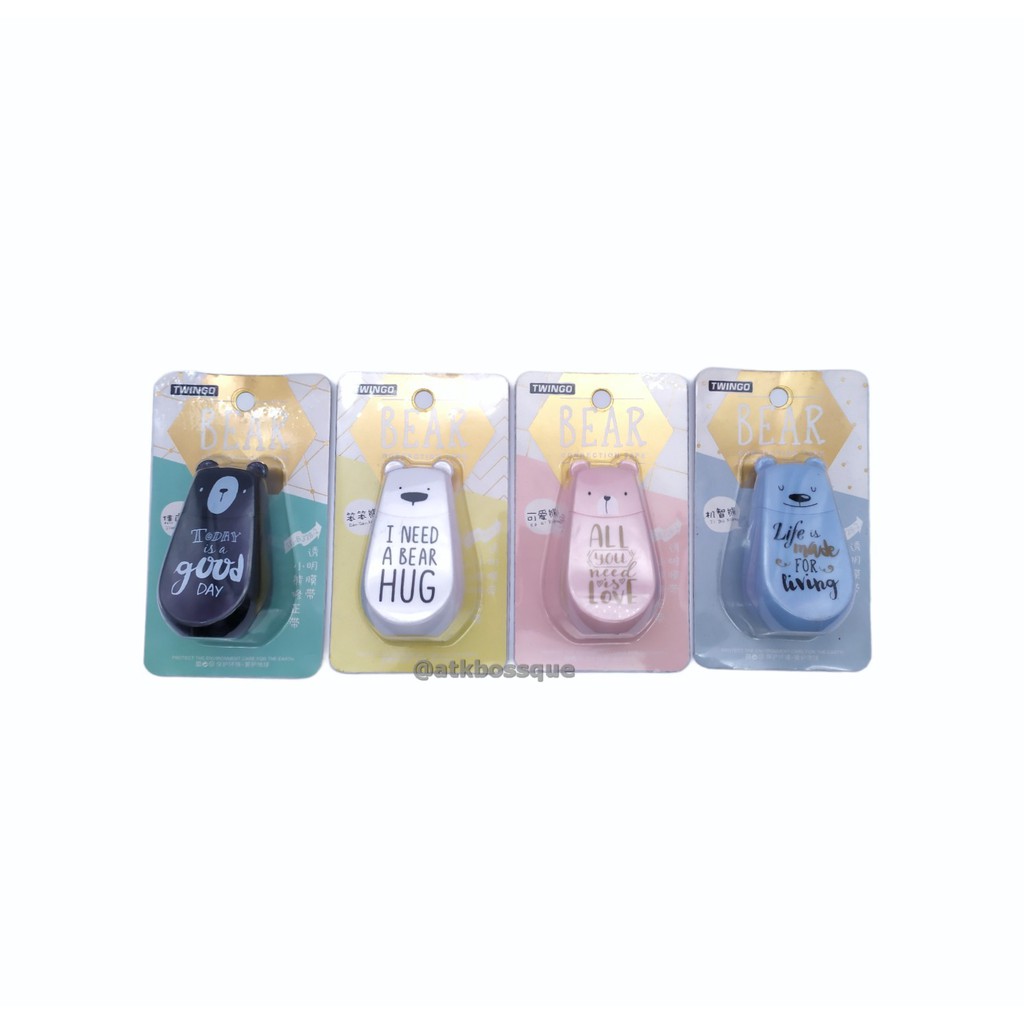 

Correction Tape Impor Motif BEAR #B328-2 - Satuan