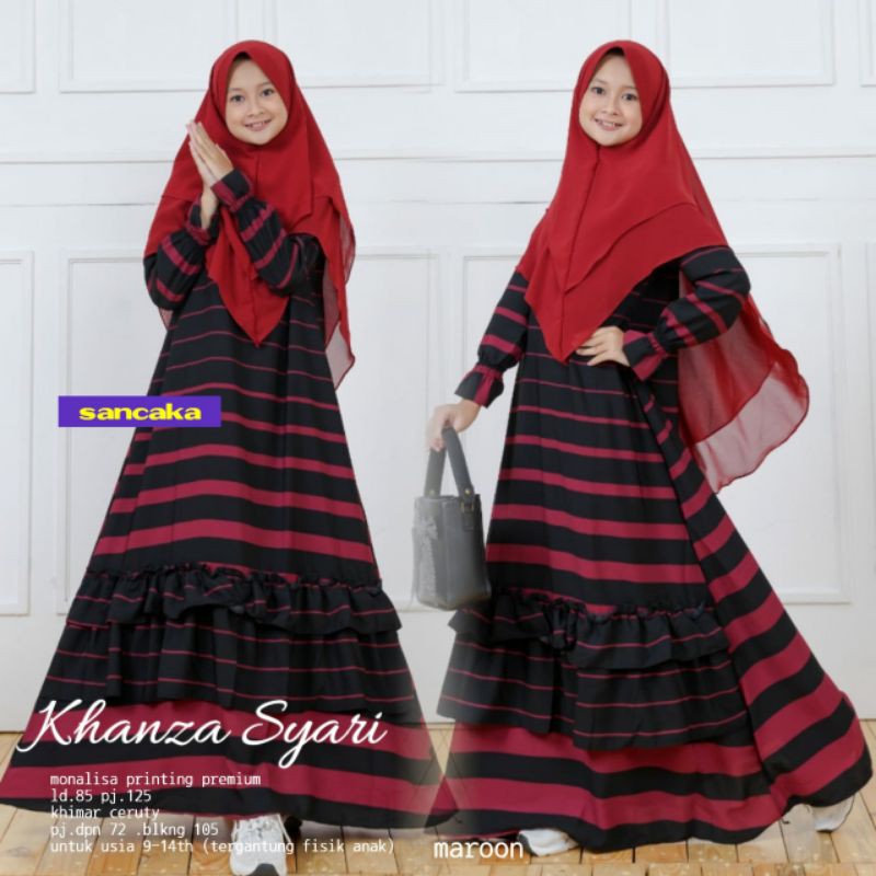 Khanza Set Syari Remaja