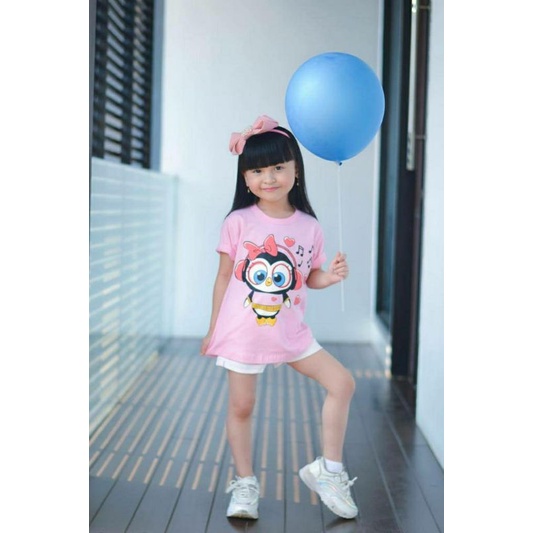 Kaos trisan kids 2-10Th/kaos anak perempuan/Girl Trisan kids