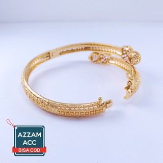 Gelang Cincin Titanium Anti Luntur Motif Dubai Lapis Gelang Cincin Titanium Anti Luntur Motif Dubai Lapis