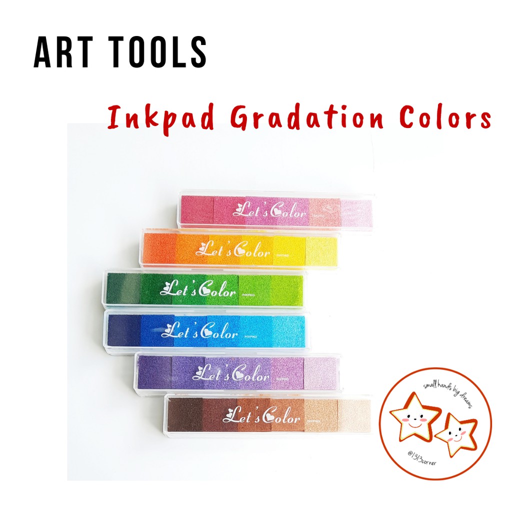 

Zyd Bak Cap Ink Pad Gradasi 6 warna