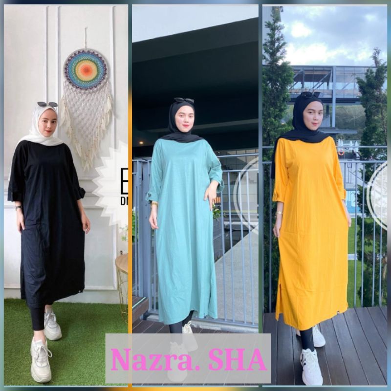 (9) DM3 CLOTH TUNIK Baju atasan Tunik wanita Muslimah Long Tunik Polos By DM3.