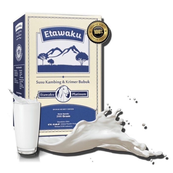

Susu Kambing Etawa Creamer Krimer Nabati Alami 200gr Asli Original