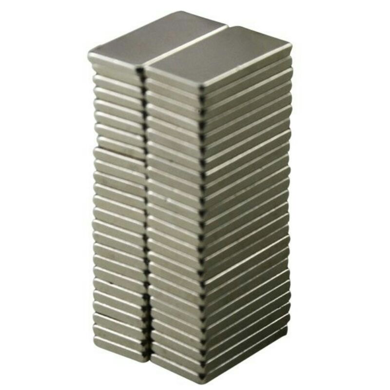 Strong Neodymium Magnet NdFeB N35 10 Pcs - MAG1 - Silver