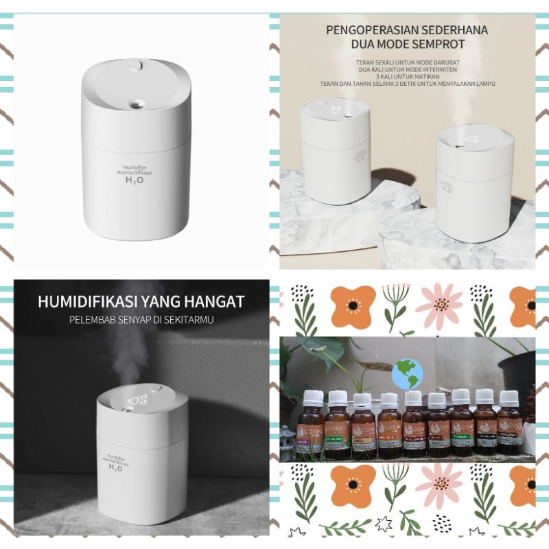 Promo Diffuser / Humidifier Mobil / Rumah